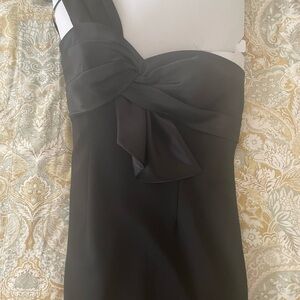 Mac Duggal One-Shoulder Trumpet Gown